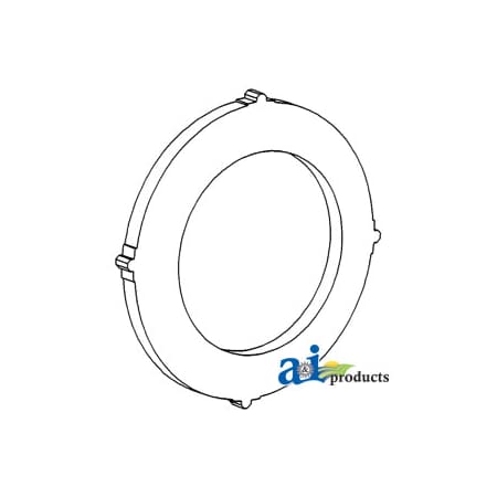 A & I Products Brake Actuating Plate 2.8" x13" x13.7" A-L55004